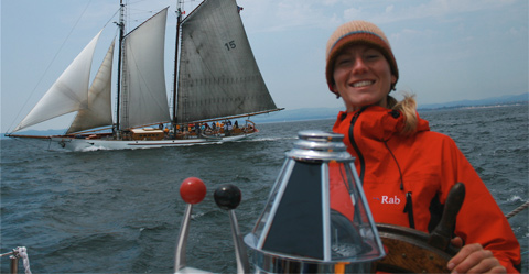 Captain Darcey Maher of Schooner Mycia